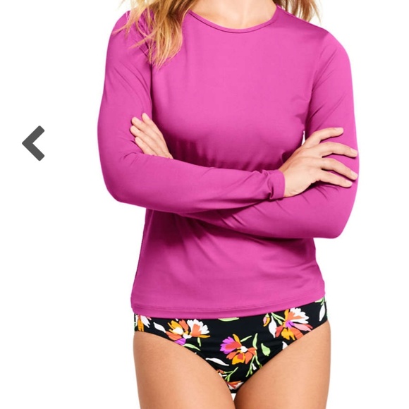 lands end swim rash guard